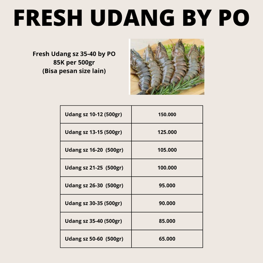 Fresh Udang 500gr